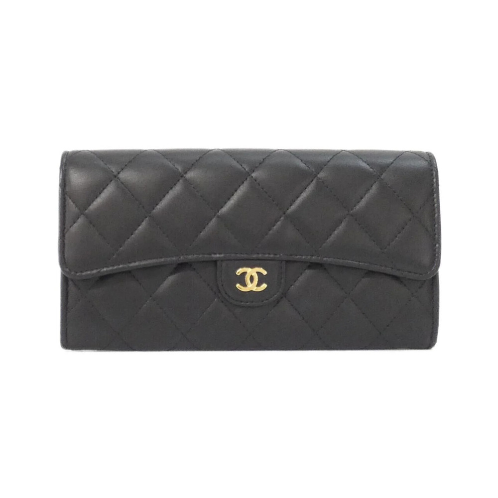 CHANEL Authentic Black Wallet